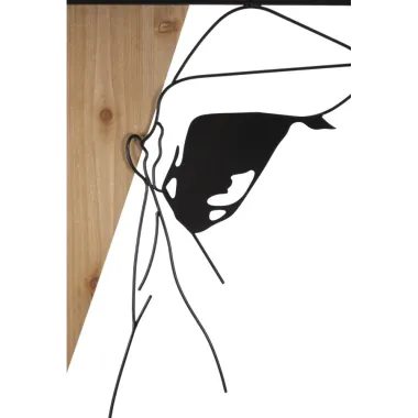 Płyta ścienna STRIP -B- Żelazo i Drewno 50 2 90 cm